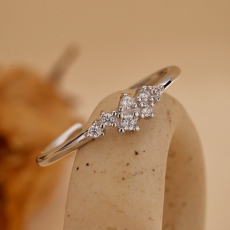 Bague Etty Argent 925 Rhodium & zircons