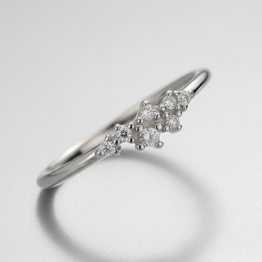 Bague Etty Argent 925 Rhodium & zircons